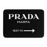 Mila Home Crna od samta kupaonska prostirka 60x100 cm Prada – u