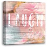Styler Slika Canvas Dreams Laugh, 32 x 32 cm Cijene