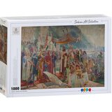 Serbian Art collection puzzle marko murat - ulazak cara dušana u dubrovnik - 1000 delova Cene