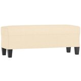 vidaXL Klupa krem 100 x 35 x 41 cm od tkanine - Krema 100 x 35 x 41 cm | shoptok.hr