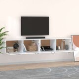  Stenska omarica 2 kosa bela 100x36,5x35 cm inženirski les, (20716718) | Shoptok.si