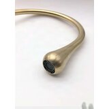 EYN Luksuzna kopalniška armatura, ki se pritrdi na pult ali umivalnik | Pipa BF0954 — Brušeno zlato - črni marmor — 41 cm | Shoptok.si