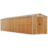 vidaXL Vrtna lopa svetlo rjava 191x895x198 cm pocinkano jeklo | Shoptok.si