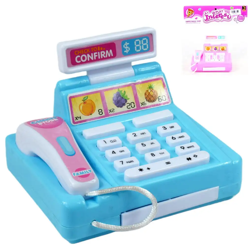 Magic Toys Happy Shopping: Registrska blagajna z odpiralno blagajno v dveh izvedbah 12,5 cm Cene