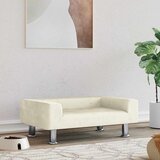  Krevet za pse krem 70x45x26,5 cm baršunasti | shoptok.hr