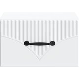  Stenski nočni omarici Bela 34,5 x 33 x 20 cm Inženirski les, (5000298625) | Shoptok.si