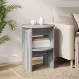  Pomoćni ormarić 2 pcs Sivi Sonoma Ø40 x 50 cm | shoptok.hr