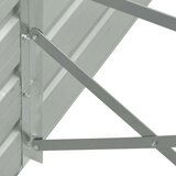  Visoka greda pocinkano jeklo 400x80x77 cm siva, (20618707) | Shoptok.si