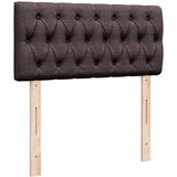  Krevet s oprugama i madracem tamnosmeđi 100 x 200 cm od tkanine | shoptok.hr