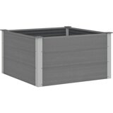  Vrtna Posuda za Sadnju WPC 100x100x54 cm Siva | shoptok.hr