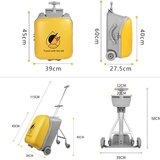 Bexa dečiji putni kofer fast yellow