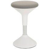 MID.YOU Pisarniški Stolček Balance Sit Ii W, Bela, Siva | Shoptok.si