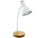 Bijela/u prirodnoj boji stolna lampa s metalnim sjenilom (visina 49 cm) VERADAL –