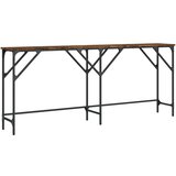  The Living Store Konzolna mizica dimljen hrast 180x29x75 cm inženirski les - Konzolna Mizica, (21448252) | Shoptok.si