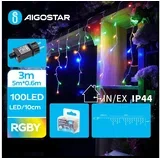 led spoljna girlanda 100xLED/8 funkcija 8x0,6m IP44 višebojna