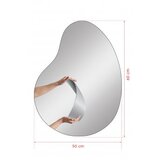 Hanah home ogledalo glenia silver