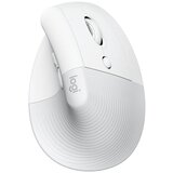 Logitech Lift bela brezžična ergonomska vertikalna miška | Shoptok.si