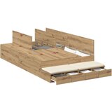  Posteljni okvir za shranjevanje Hrastov les Inženirski les, (22103320) | Shoptok.si