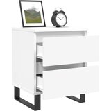  Noćni ormarići 2 kom bijeli 40 x 35 x 50 cm konstruirano drvo Bijela | shoptok.hr