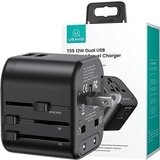 Usams OMREŽNI ADAPTER . 2XUSB T55 12W 4V1 ZA GLAVNE DRŽAVE ČRNA, (21977050) | Shoptok.si