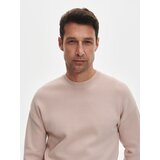 Reserved bombažni pulover - bež | Shoptok.si