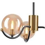 LAMKUR Luster na šipci GEORGIA 3xG9/5W/230V zlatna/zadimljeno bež | Eponuda.com