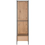 MID.YOU GARDEROBNA OMARA naravne barve, črna | Shoptok.si