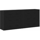  Kreveta Crni hrast 160 x 33 x 70 cm Konstruirano drvo | shoptok.hr
