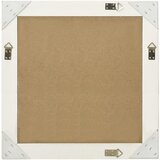  Zidno ogledalo u baroknom stilu 60 x 60 cm bijelo | shoptok.hr