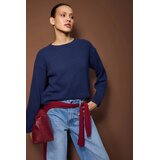 TRENDYOLMILLA ženski duks Twoaw26Kz00107, indigo-plava | Eponuda.com