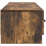 TV omarica Dimljen hrast 147 x 34,5 x 27 cm Inženirski les, (5000210689) | Shoptok.si