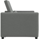  3-u-1 Singl Sofa Krevet Konvertibilna Tamno Siva Tkanina | shoptok.hr