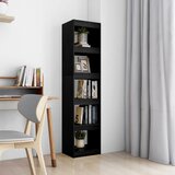 vidaXL Ormarić za knjige / sobna pregrada crni 40x30x167,5 cm borovina Cijene
