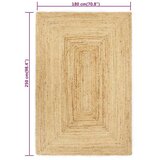  Ručno rađeni tepih od jute 180x250 cm | shoptok.hr