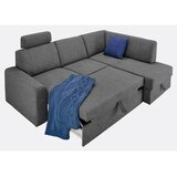 XORA sedežna garnitura, tkanina siva | Shoptok.si