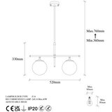 Opviq Luster Roe-10765, 52x15x36-76cm, Zlatne boje | Eponuda.ba