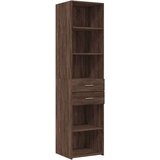 vidaXL Uski ormarić za pohranu smeđa boja hrasta 45x42,5x225 cm drveni | shoptok.hr