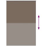 Rolo zavjesa za zamračivanje boje kave 160x210 cm Širina tkanine 156,6 cm Poliester | shoptok.hr