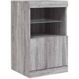  Komoda s LED svjetlima boja sivog hrasta 41 x 37 x 67 cm | Eponuda.ba