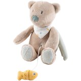 Nattou romeo, jules & sally plišasta glasbena igračka bear jules beige 20 cm | Shoptok.si