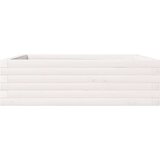  Vrtna sadilica bijela 80 x 80 x 23 cm od masivne borovine | shoptok.hr