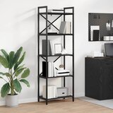  Polica Crni hrast 56 x 34 x 171 cm Konstruirano drvo | shoptok.hr