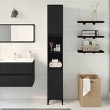  Kupaonski ormar Crni hrast 30 x 30 x 190 cm Konstruirano drvo | shoptok.hr