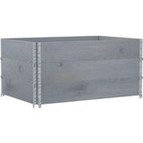 vidaXL okviri za palete 3 kom sivi 120 x 80 cm od masivne borovine | shoptok.hr