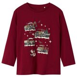 name it majica DR 13248084 NMMREJULLI NREG LS TOP BOX F rdeča 86 Cene