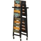  Kuhinjska kolica 87x 36 x 81 cm od masivnog obnovljenog drva | shoptok.hr