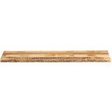 vidaXL Mizna plošča z naravnim robom 180x40x3,8cm trden robusten mango | Shoptok.si