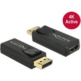 Delock 65573 DisplayPort / HDMI adapter [1x muški konektor DisplayPort - 1x ženski konektor HDMI] crna | Eponuda.ba