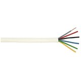 Kabel Napeljava za zvonec YR 6x0,8 mm² (Število žil: 6, 10 m, Bela) | Shoptok.si