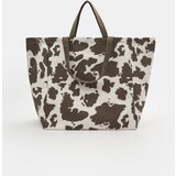 Sinsay Shopper torba s ručkama u kravljem uzorku | shoptok.hr